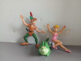 Muñecos Peter Pan, Campanilla, Cocodrilo