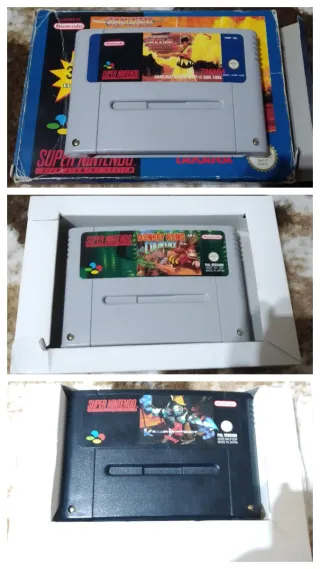 LOTE 3 JUEGOS SUPER NINTENDO PAL