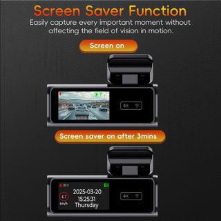 Cámara de salpicadero 4K Ultra-Clear Función Wi-Fi