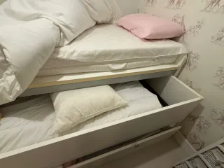 Cama nido blanca madera pino macizo