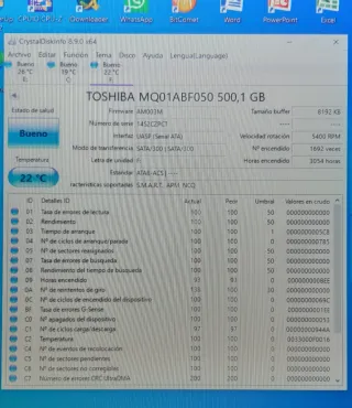 Disco Duro Toshiba 500GB