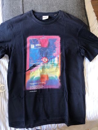 Pack 2 Camisetas Jack & Jones Talla M Naranja