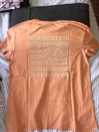 Pack 2 Camisetas Jack & Jones Talla M Naranja