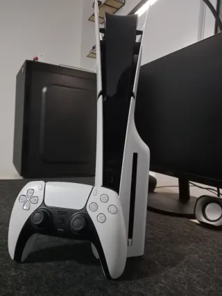 Ps5 Slim Blanca con Lector