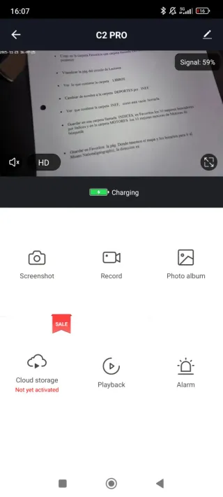 Cámara WiFi Espía Tuya Smart