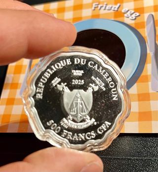 Moneda de Plata Huevo Frito 2025