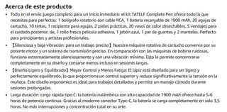 Kit Tatuaje TATELF Batería 1900mAh