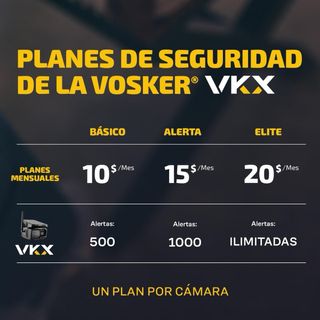 Cámara Seguridad Móvil Vosker LTE IP65SIN ESTRENAR