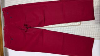 Pantalones chinos granate hombre talla 52