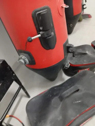 Pato de pesca hinchable.