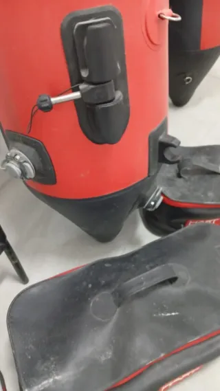 Pato de pesca hinchable.