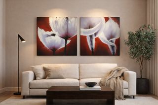 2 Cuadros Decorativos Flores