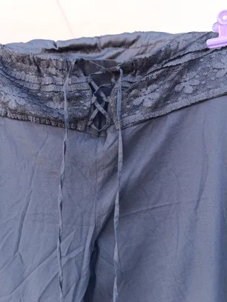 Pantalón globo negro talla XL