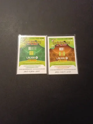 Lote 2 cromos Panini Adrenalyn Raphinha