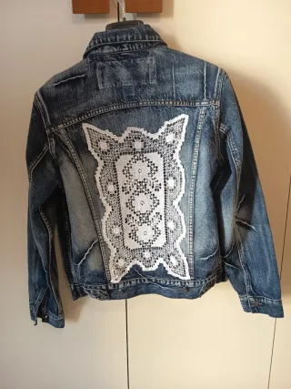 Giacca Jeans Customizzata Mano