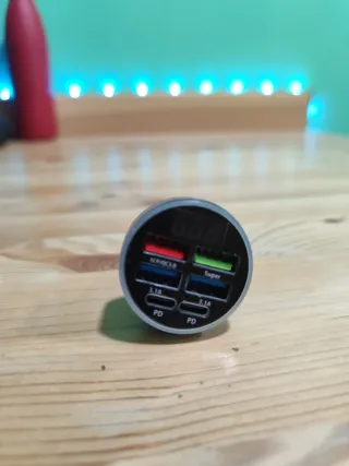 Cargador Coche USB PD QC3.0