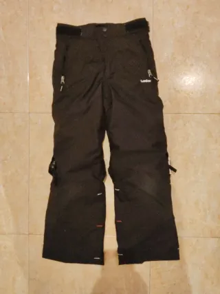 Pantalón de esquí infantil negro