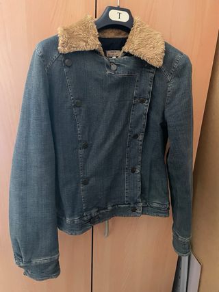 Chaqueta Vaquera con Borrego Talla Unica