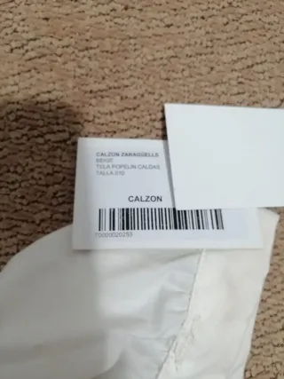 Saragüell niño fallero blanco Talla S