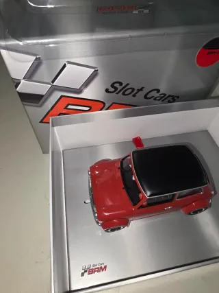 BRM Mini Cooper Slot 1:24 Rojo