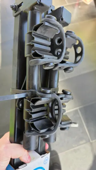 Portabicicletas enganche remolque 2 bicis