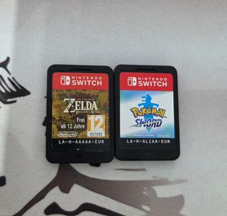 Zelda Breath of the Wild e Pokémon Spada senza scatola