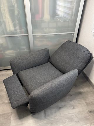 Sillón IKEA Ekolsund gris