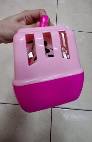 Jaula Juguete Mascota Rosa