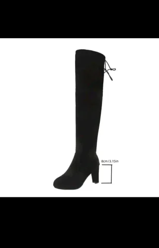 Botas altas negras talla 38
