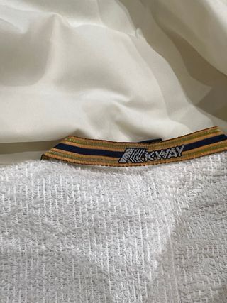 Chaqueta K-Way Hombre Beige/Blanca