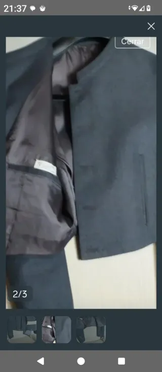 Traje de corto hecho a medida