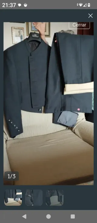 Traje de corto hecho a medida