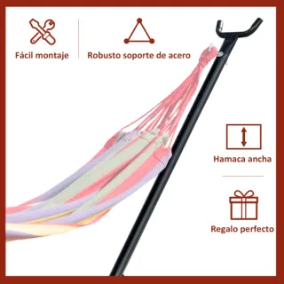 Soporte Hamaca Metal Ajustable Resistente