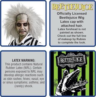 Peluca Beetlejuice Adulto Rubies