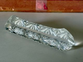 12 Posacubiertos Cristal Tallado