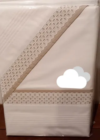 Jogo de lençóis 100% algodão