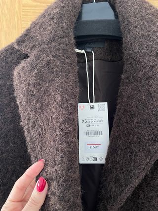 Abrigo Zara Marrón