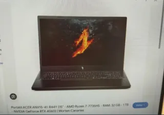 Portátil Acer ANV15-41-R44Y