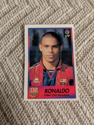 Cromo Ronaldo FC Barcelona Bollycao 96-97