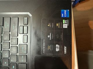 Asus Tuf Dash F15 Gaming Laptop and Razer mouse