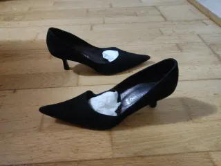 Zapatos Vizzano Negros Tacon Mujer