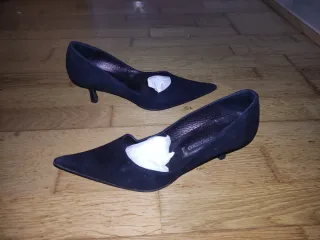 Zapatos Vizzano Negros Tacon Mujer