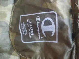 Chaqueta Plumífera Niño Champion Negra Talla M