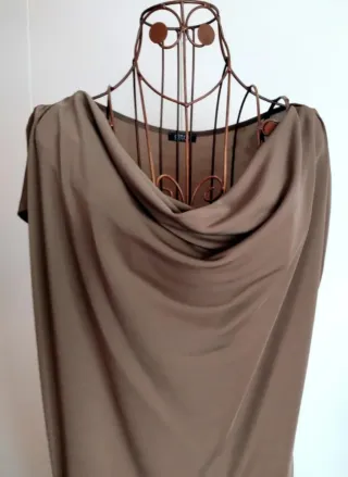 Abito corto donna drappeggiato