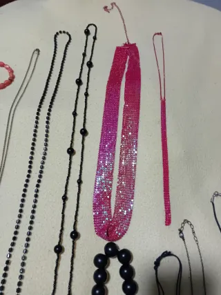 Lote Collares y Pulseras Bisutería