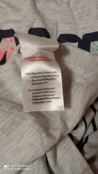 Pijama niño talla 12 Marca Tobogán