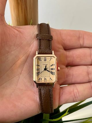 Orologio stile vintage marrone e oro - Nuovo