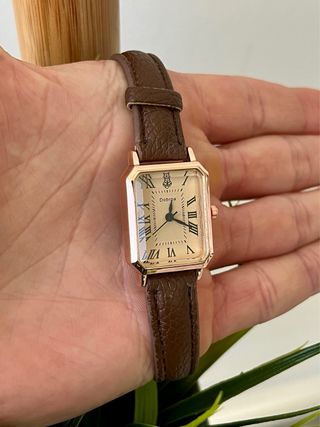 Orologio stile vintage marrone e oro - Nuovo