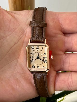 Orologio stile vintage marrone e oro - Nuovo