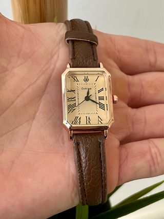 Orologio stile vintage marrone e oro - Nuovo